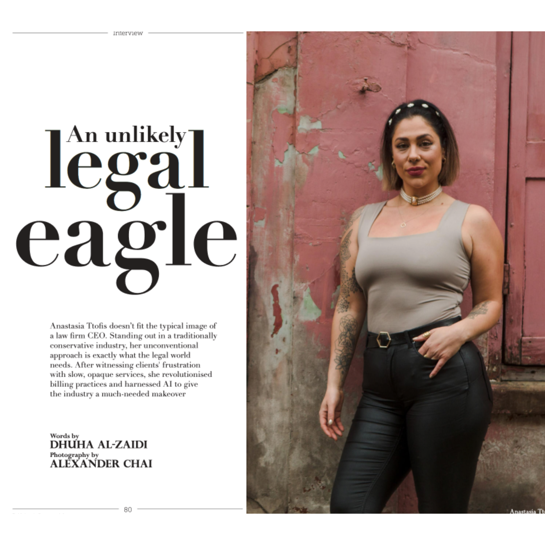 An Unlikely Legal Eagle 